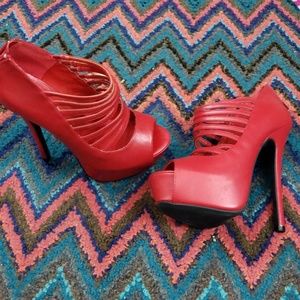 Red stilettos